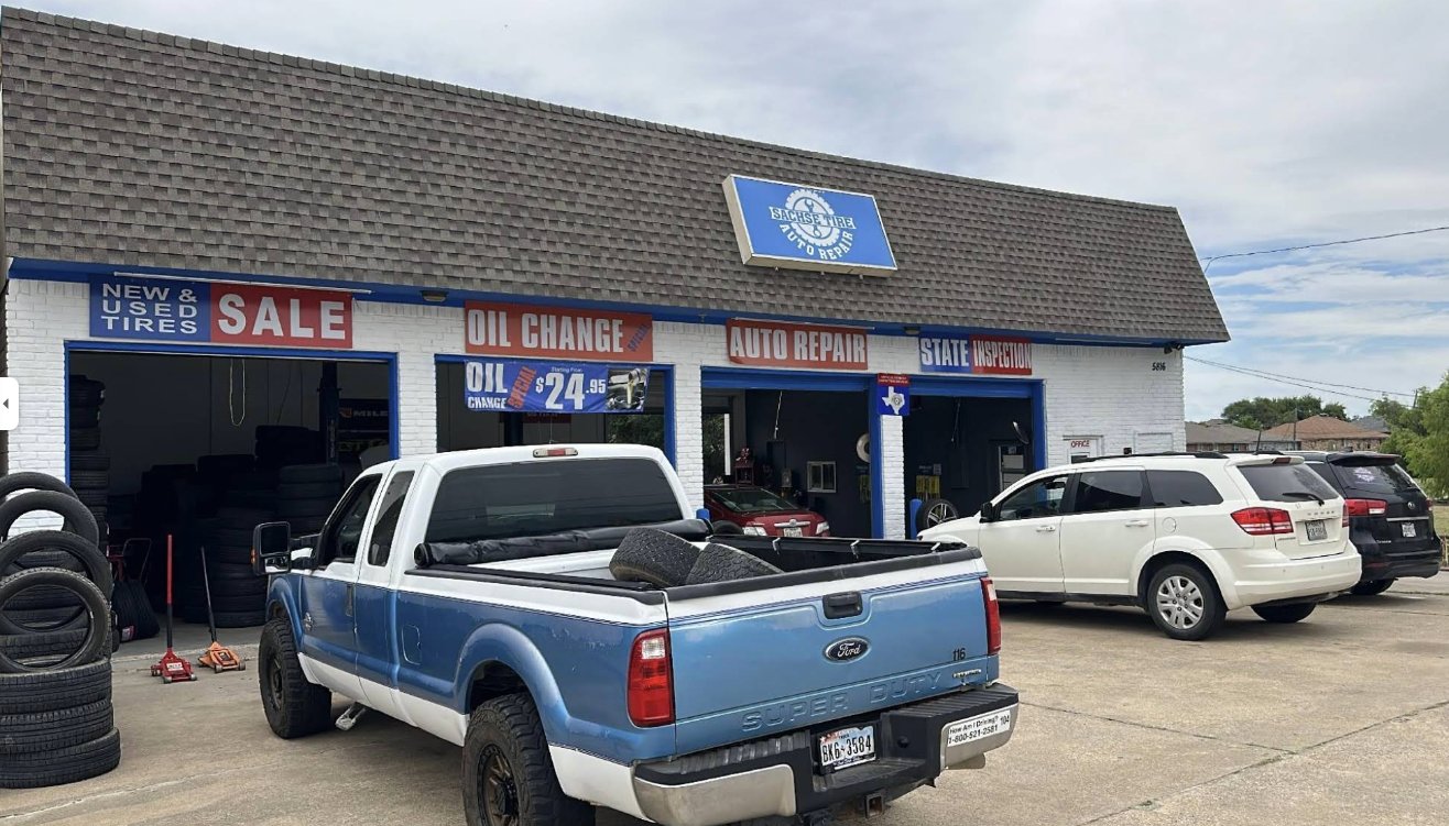 Sachse Tire & Auto Repair shop front